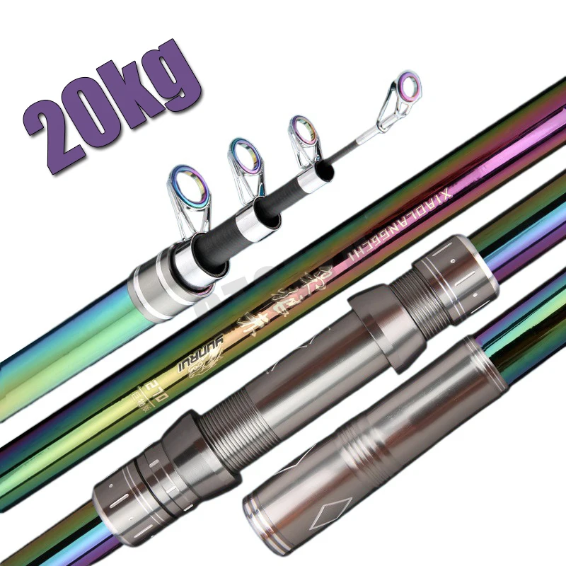 Baitcasting Reel - 2.1m 2.7m 3.9m 4.5m Telescopic Fishing