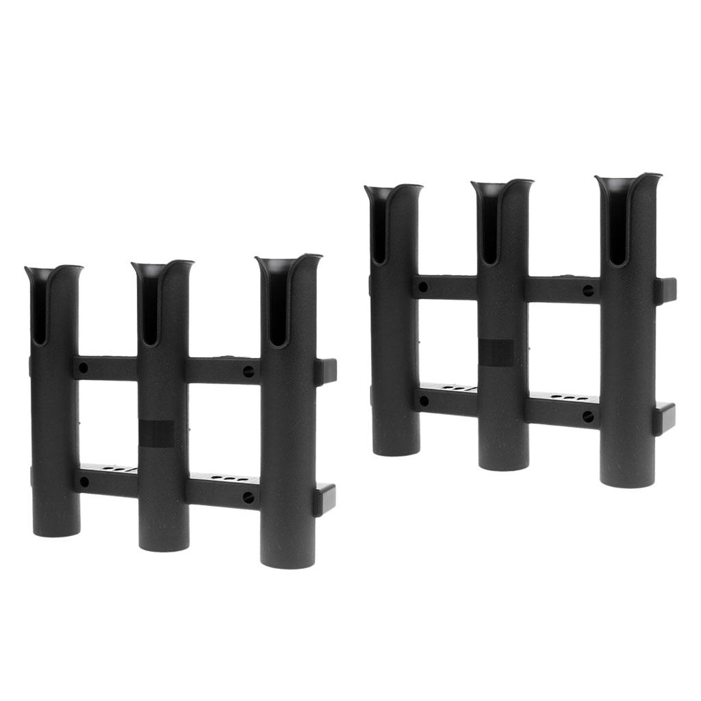 Fishing Equipment Usa - Black PP Fishing Rod Holder Rack