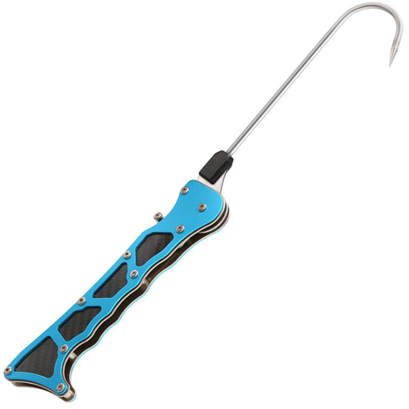 Landing Net Telescopic - Foldable Outdoor Grip Professional Fish Hook