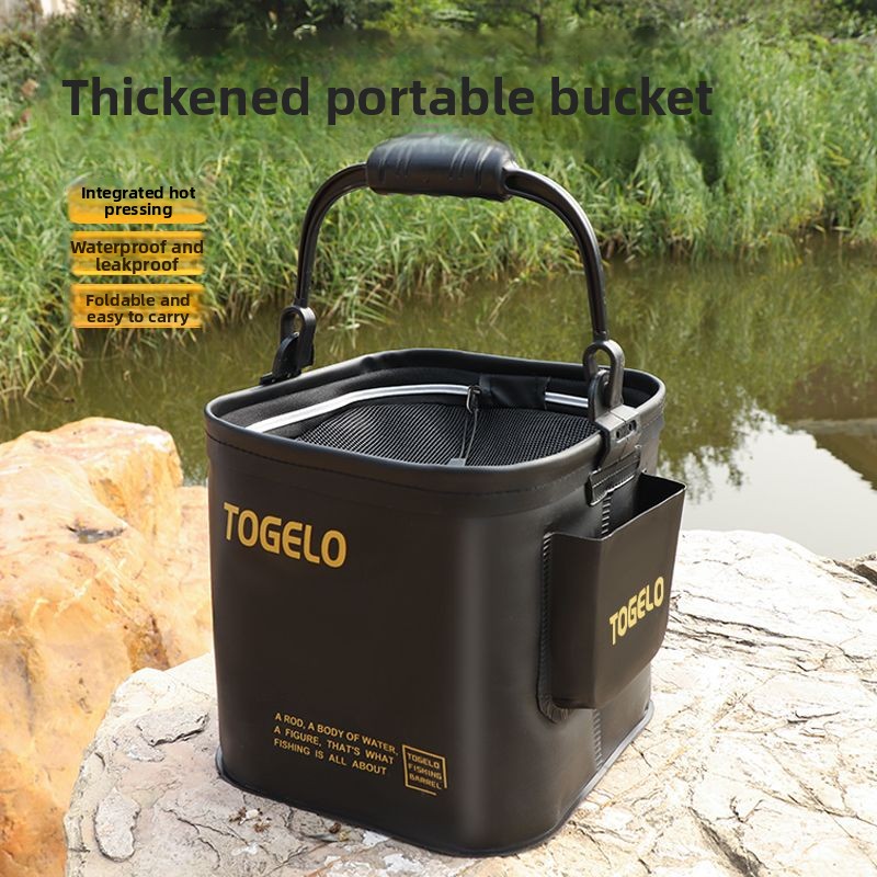 Fish bucket New folding fishin - Fishing Equipment Usa ulasan dan harga