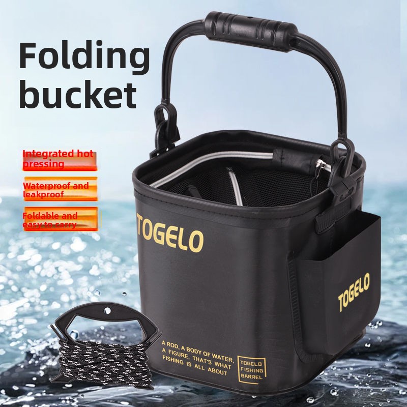 Fish bucket New folding fishin - Fishing Equipment Usa ulasan dan harga