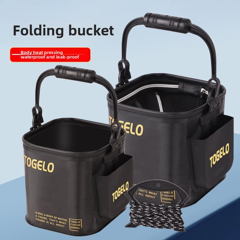 Fish bucket New folding fishin - Fishing Equipment Usa ulasan dan harga