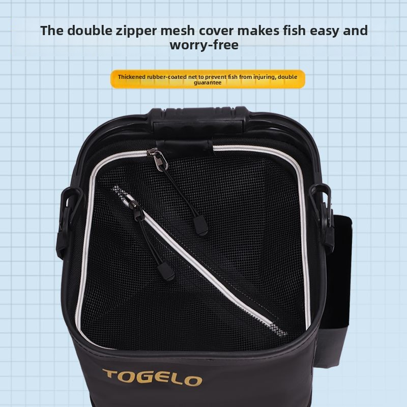 Fish bucket New folding fishin - Fishing Equipment Usa ulasan dan harga