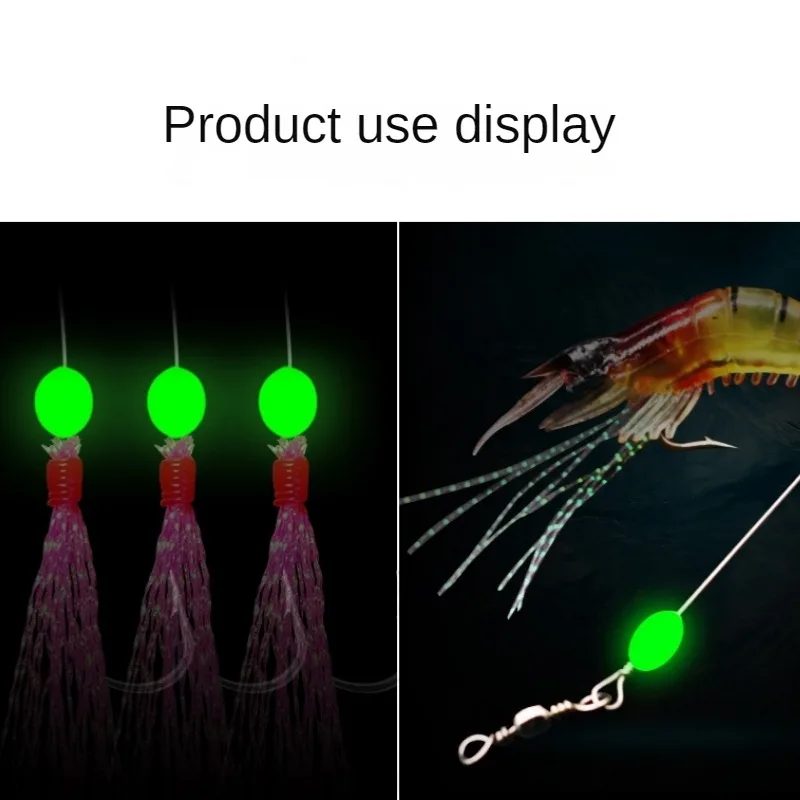 100pcs/lot Oval Night Luminous - Fishing Equipment Tools ulasan dan harga