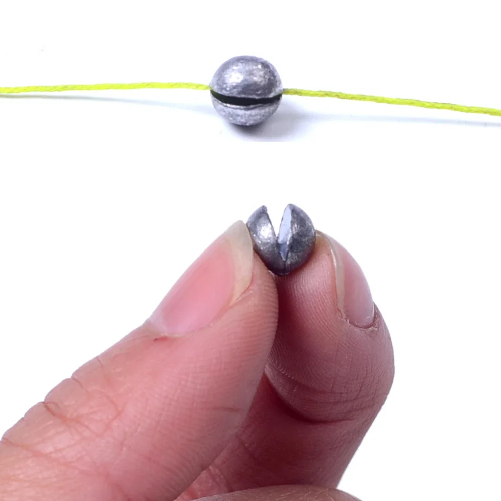 100pcs Round Split Shot Fishin - Fishing Equipment Tools ulasan dan harga