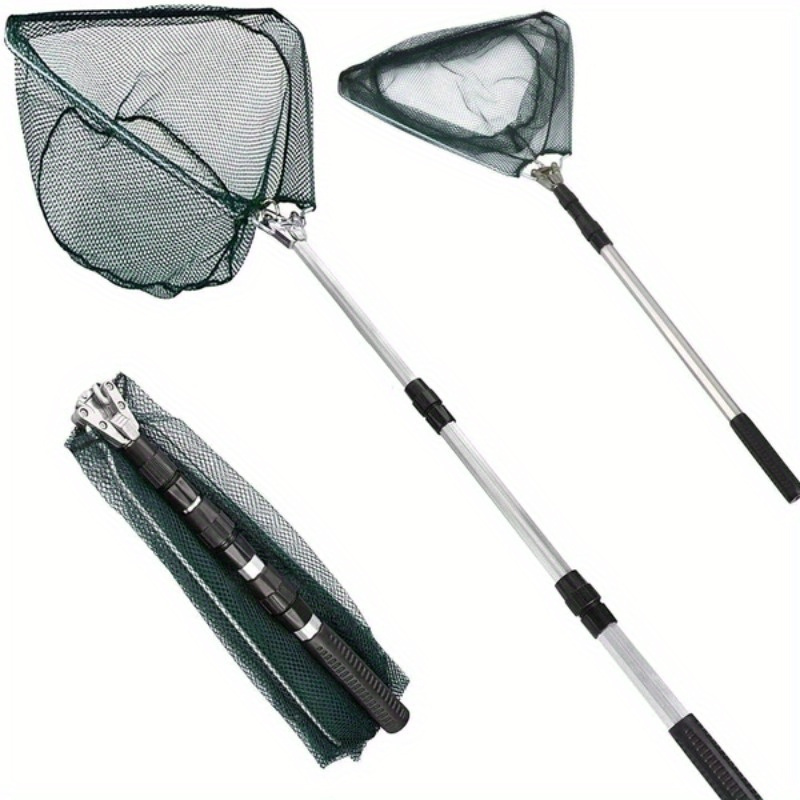 Foldable Triangle Fishing Land - Landing Net Telescopic ulasan dan harga