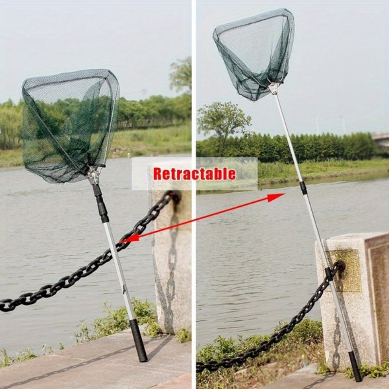 Foldable Triangle Fishing Land - Landing Net Telescopic ulasan dan harga