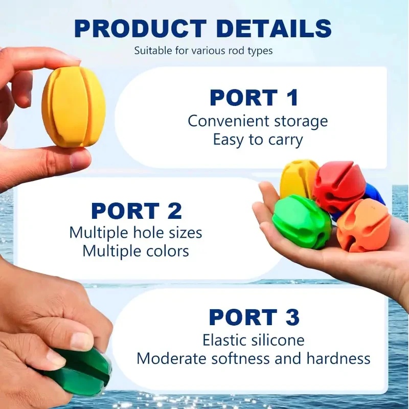 6/12/18Pcs Rod Protection Cove - Fishing Equipment Tools ulasan dan harga