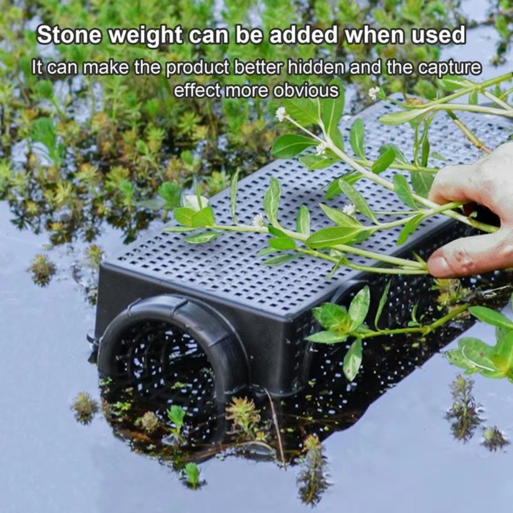 5pcs 2025 Black Fish Net Cage  - Fishing Equipment Net ulasan dan harga