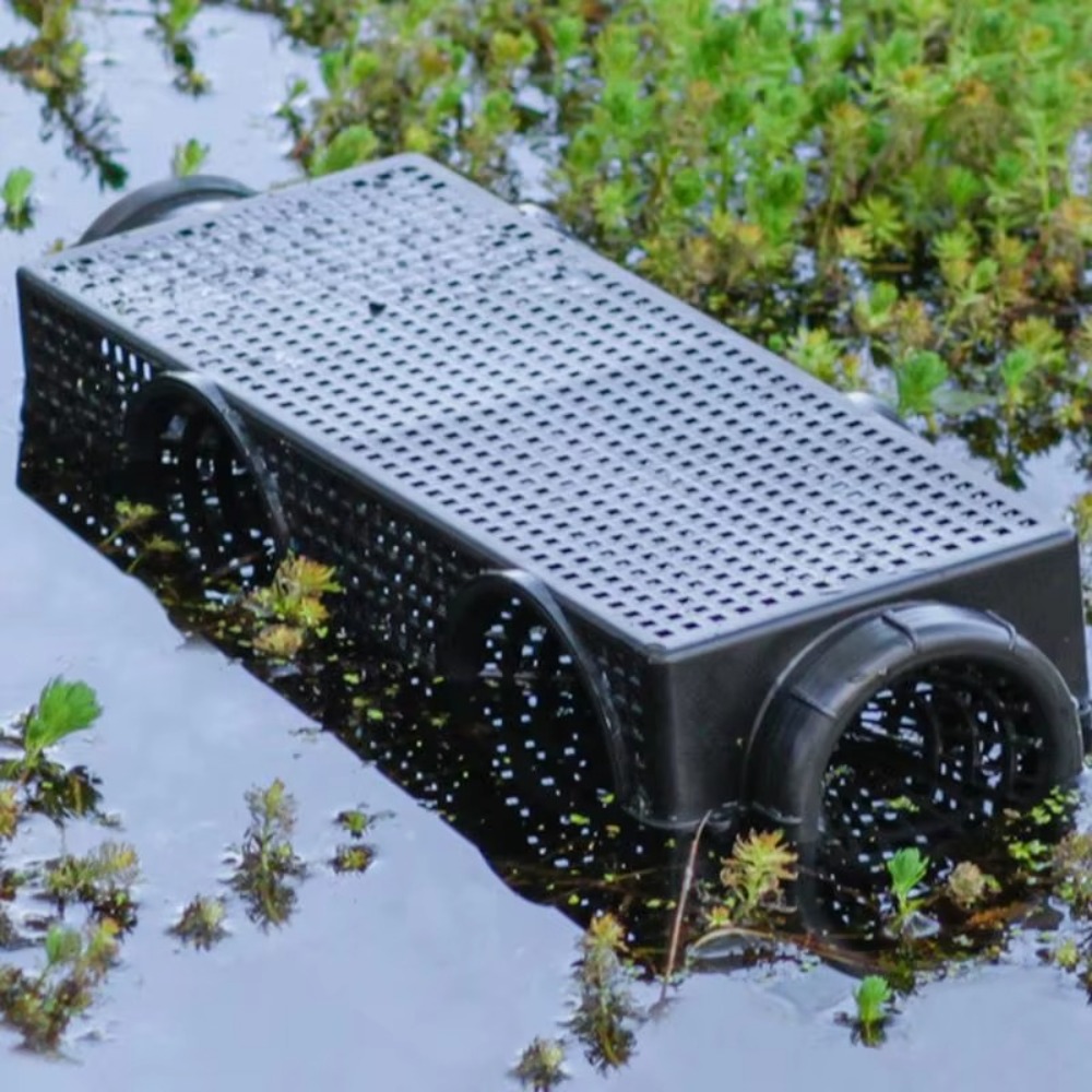 5pcs 2025 Black Fish Net Cage  - Fishing Equipment Net ulasan dan harga
