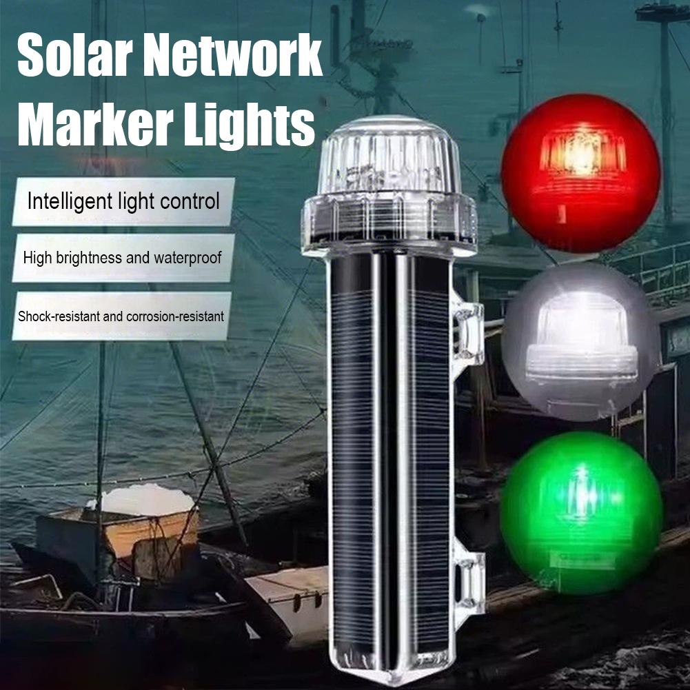 Solar Net Marker Light Marine  - Fishing Equipment Net ulasan dan harga