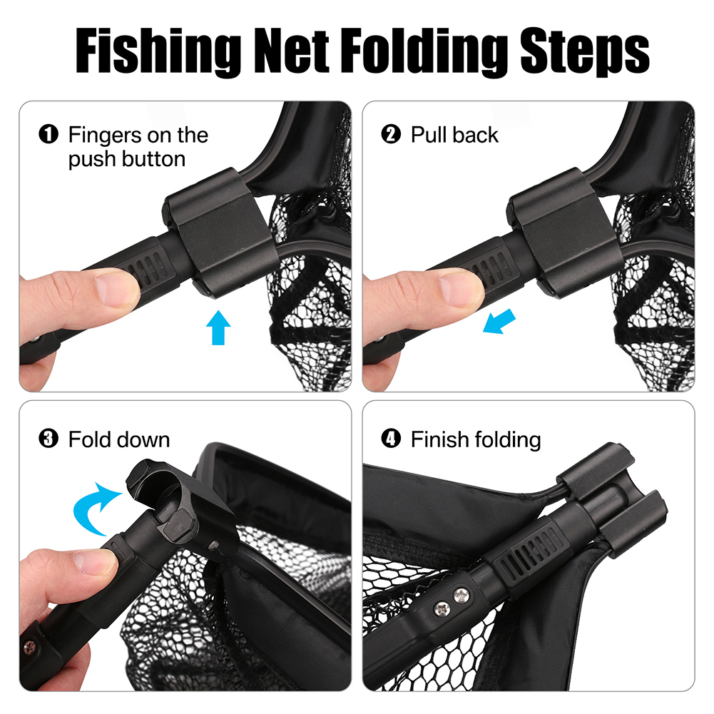 Floating Fishing Net for Fly F - Landing Net Telescopic ulasan dan harga