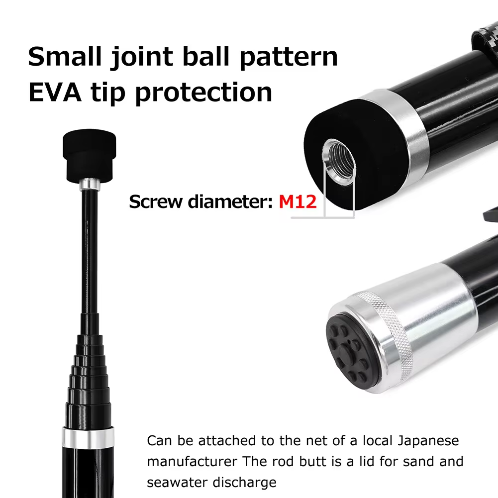 SANLIKE 3m Black Telescopic Ca - Landing Net Telescopic ulasan dan harga