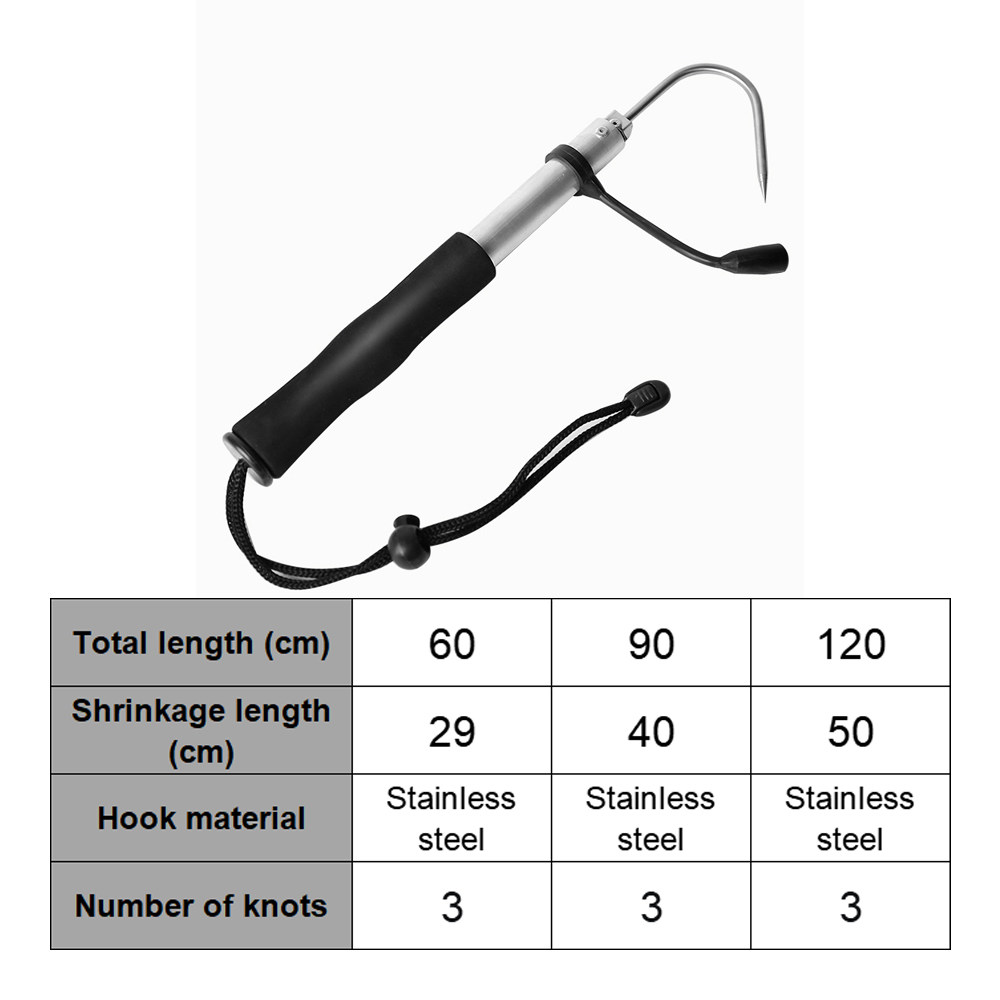 L#/M#/S# Telescopic Gaff Ice F - Landing Net Telescopic ulasan dan harga